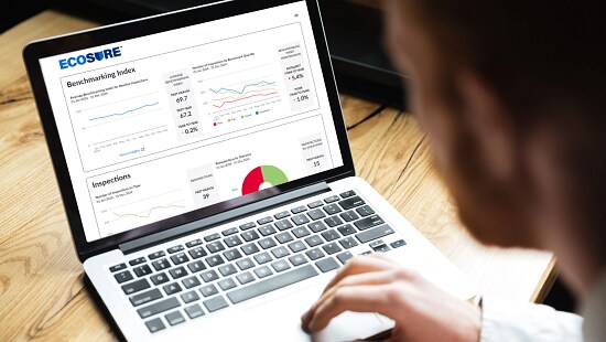 EcoSure HDI on laptop screen